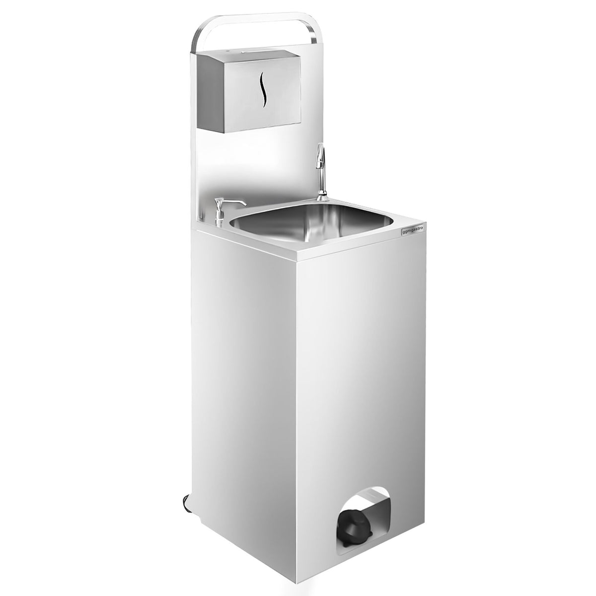 Commercial Mobile Hand Wash Sink 470x435x1460mm