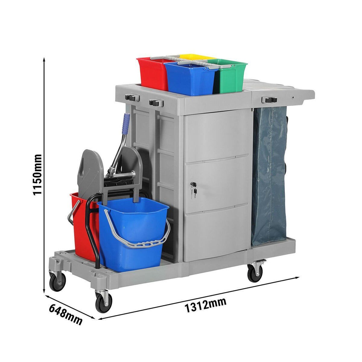 Commercial Cleaning Trolley RWGG6B