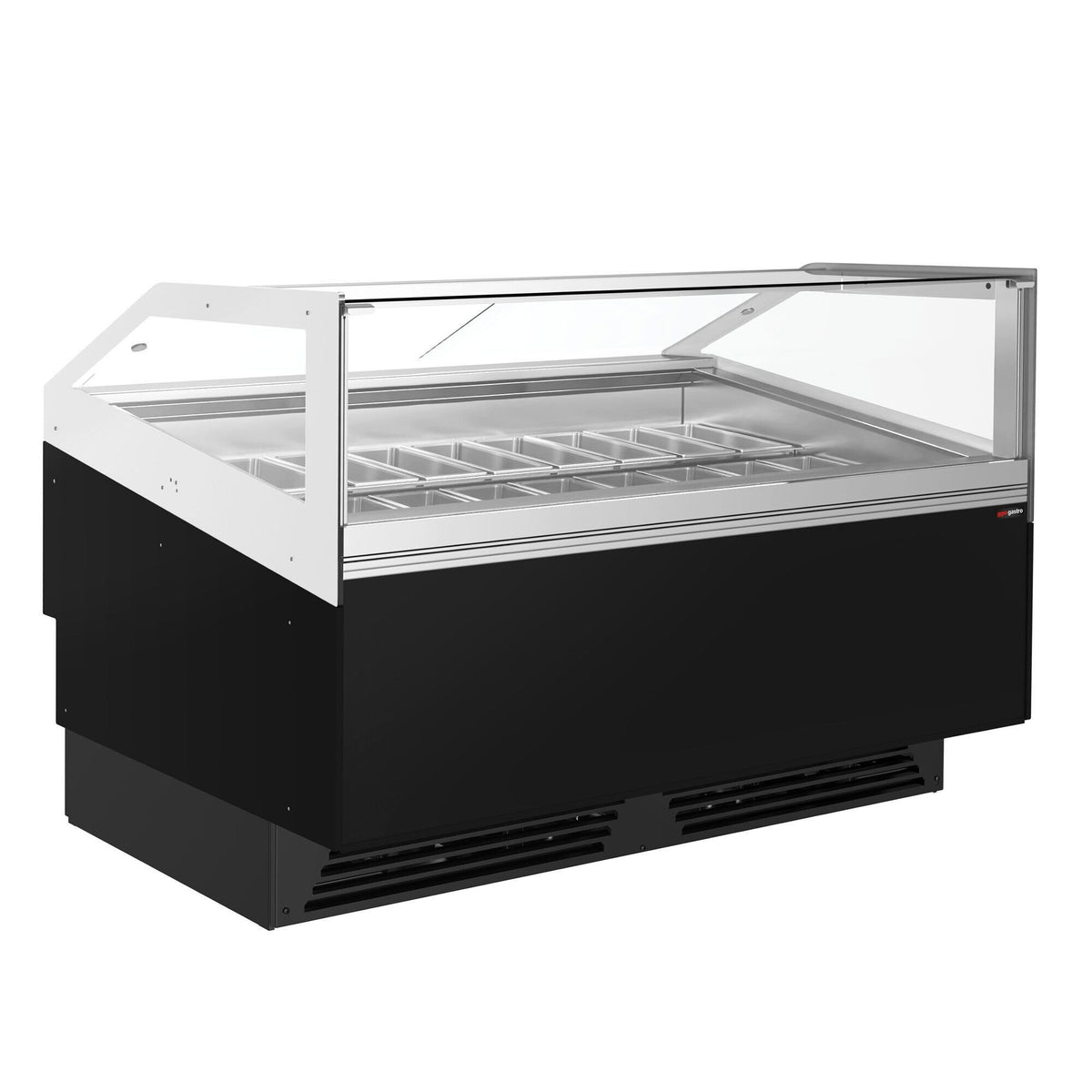 Commercial Ice Cream Display Case 1723mm 2.4kW