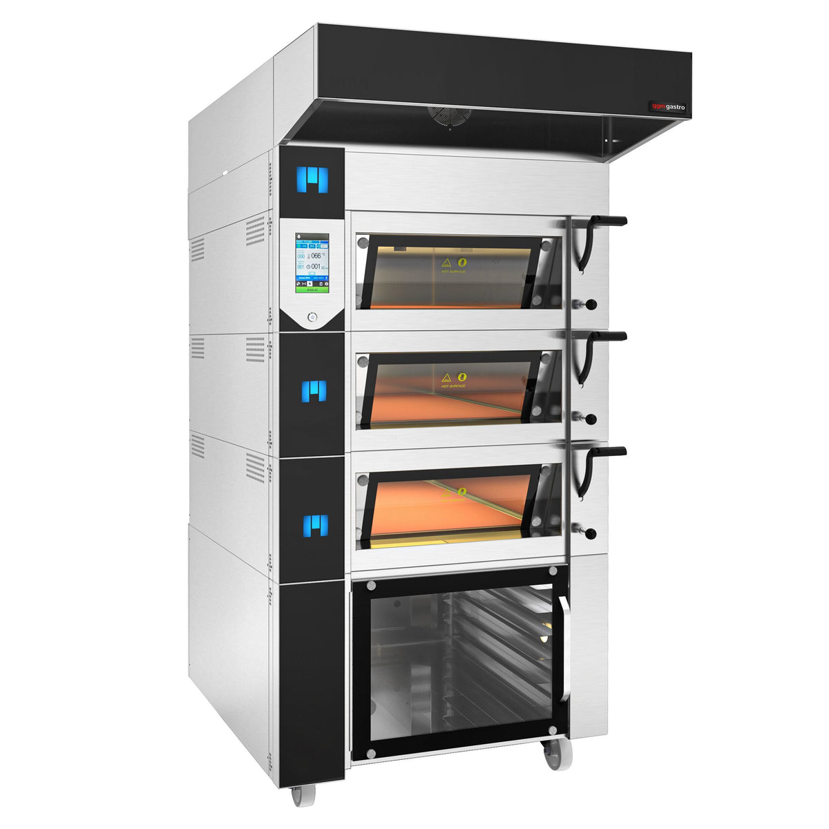 Commercial Bakery Deck Oven with Prover 1050x1700x2250mm