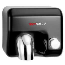Push Button Hand Dryer Matte Black