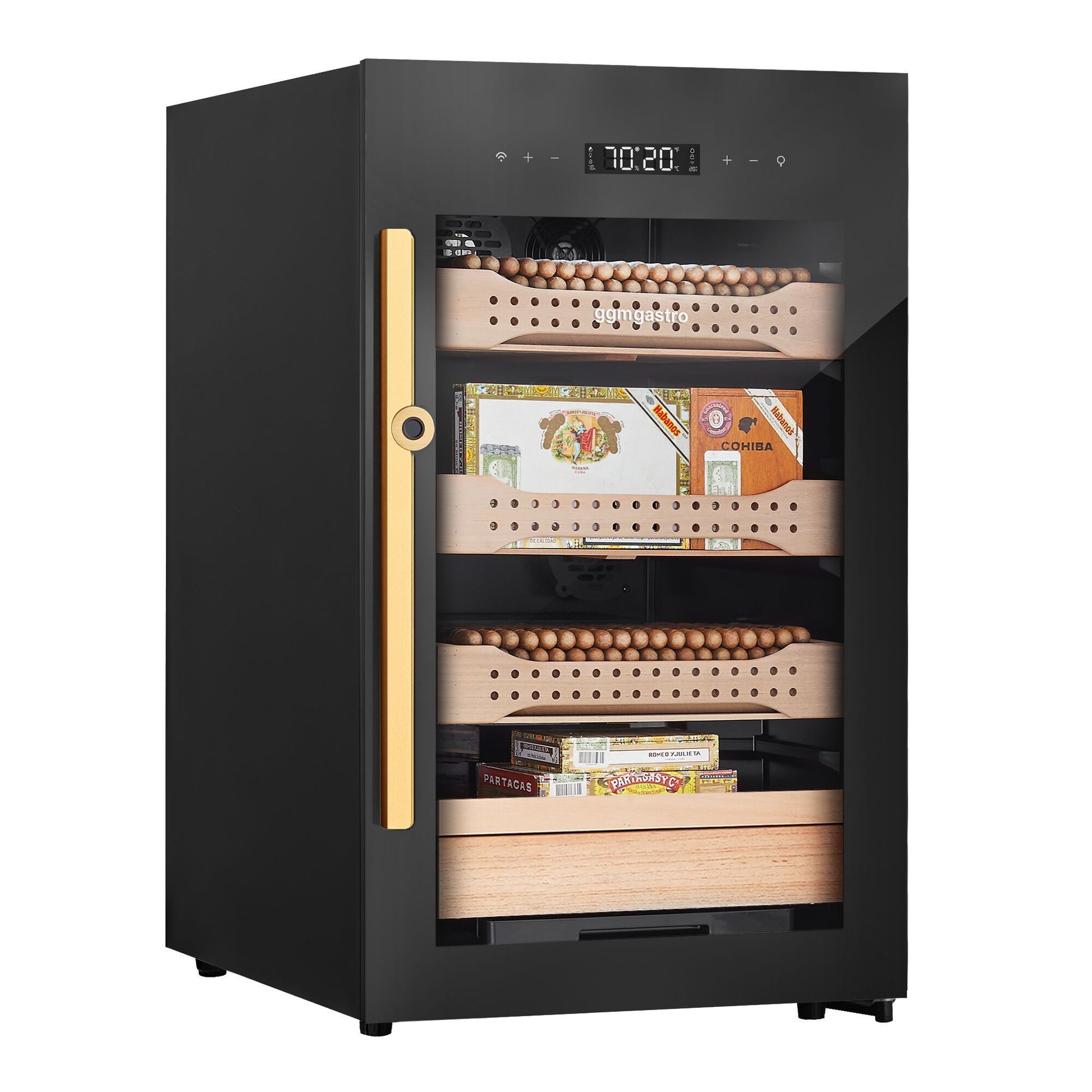 Electric Cigar Humidor Cabinet 113L Spanish Cedar ZHM120
