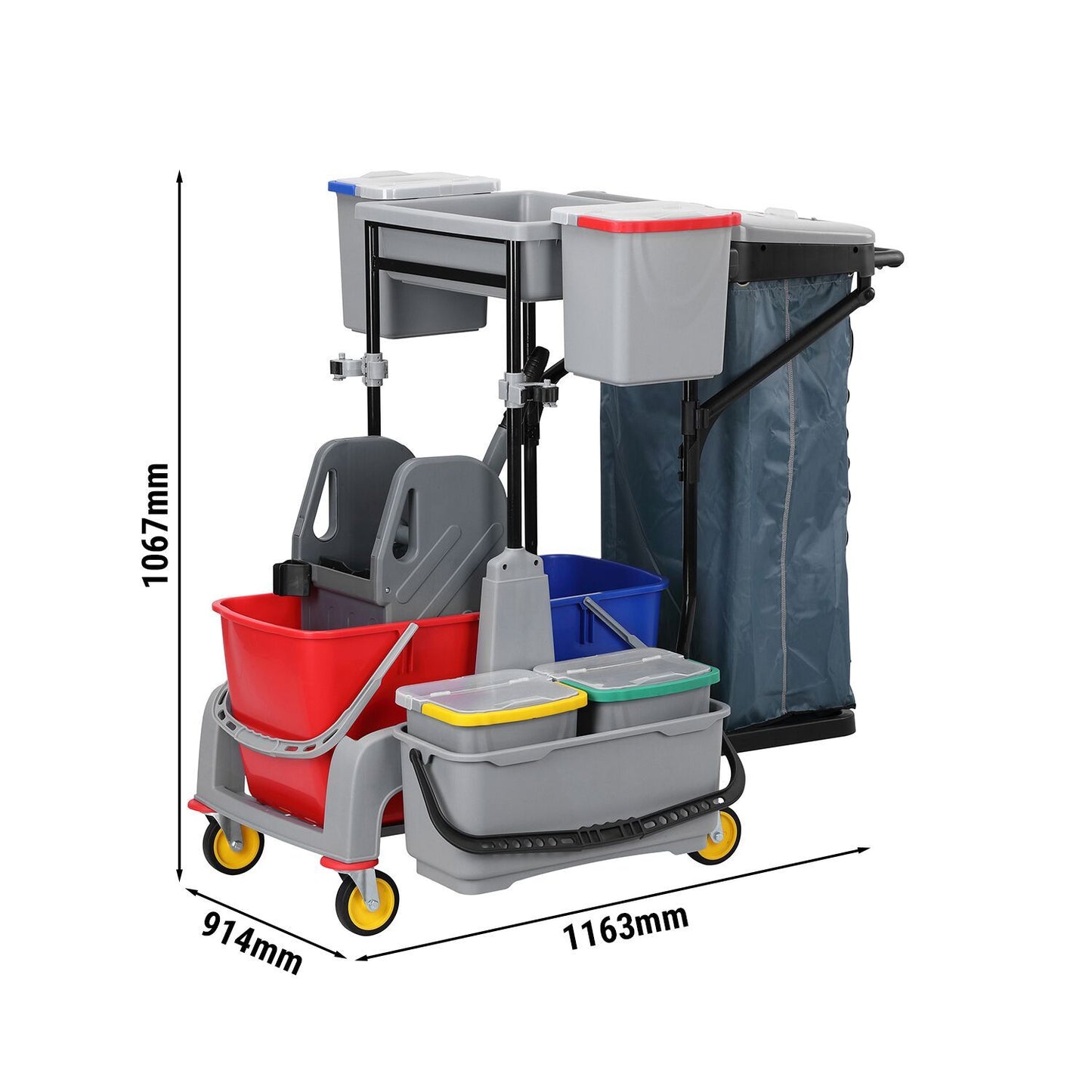 Commercial Cleaning Trolley RWG6AB