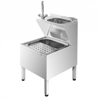 Commercial Hand Wash & Mop Sink 500x600x940mm