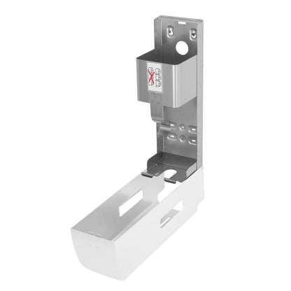 Wall Mounted Toilet Paper Dispenser 3 Rolls Stainless Steel White