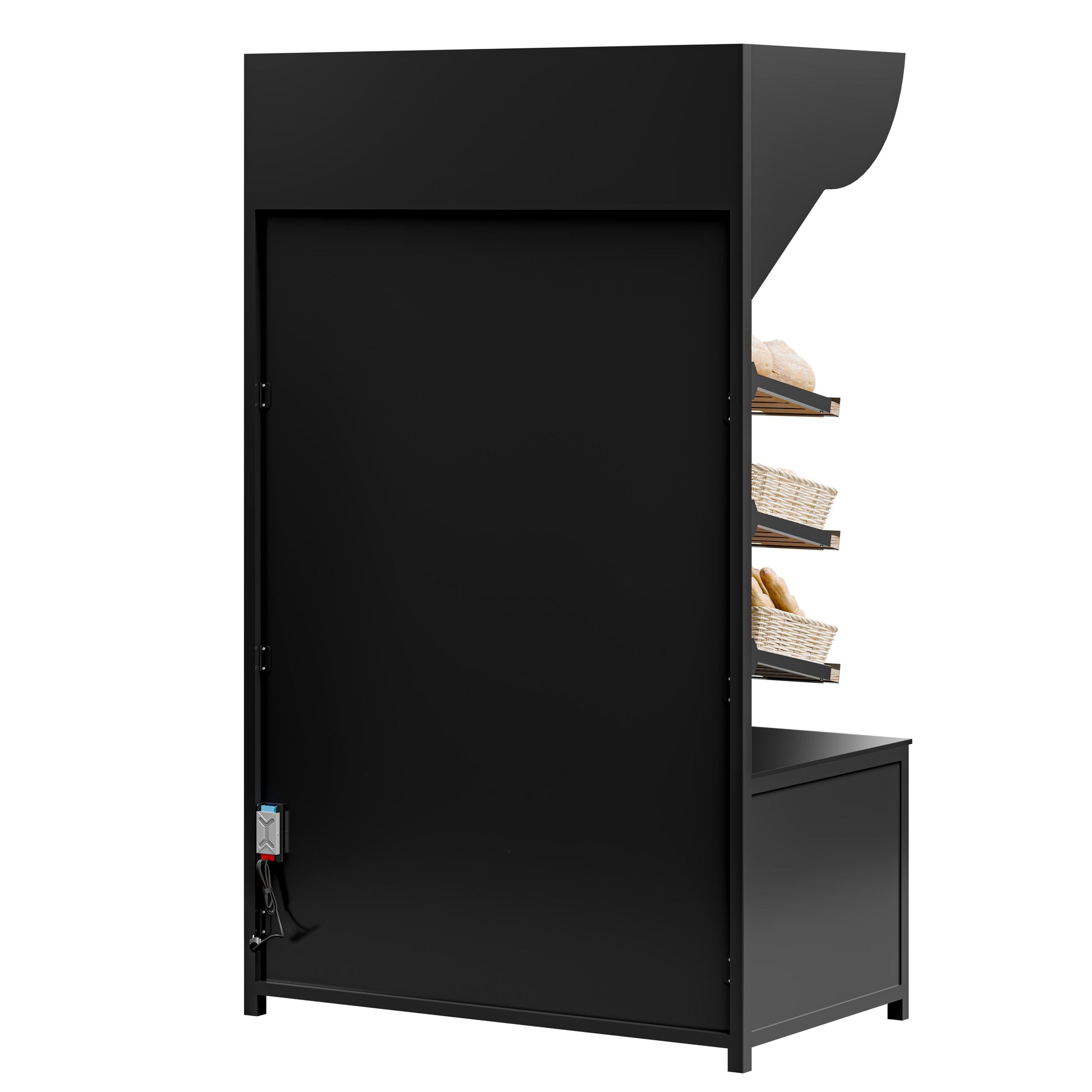 Bread Display Unit 3 Shelves Black 1200mm BRK1200