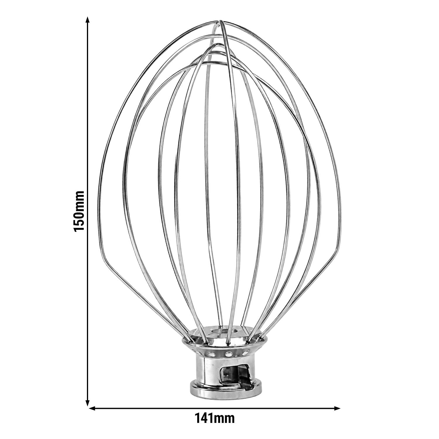 Commercial Planetary Food Mixer Wire Whisk for RMF7B SB-RMF7B