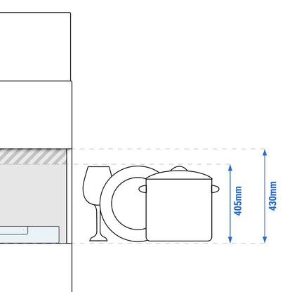 Commercial Hood Dishwasher Electromechanical 6.52kW 655mm