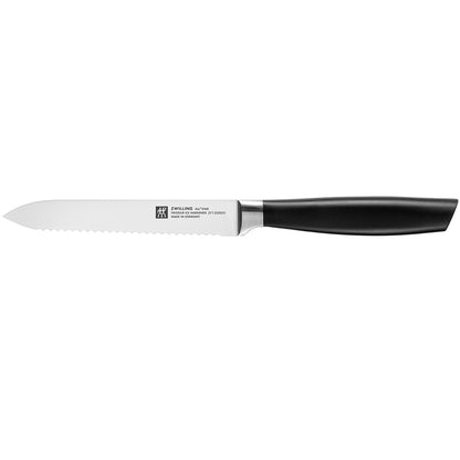 Utility Knife 130mm Blade Silver Black Handle