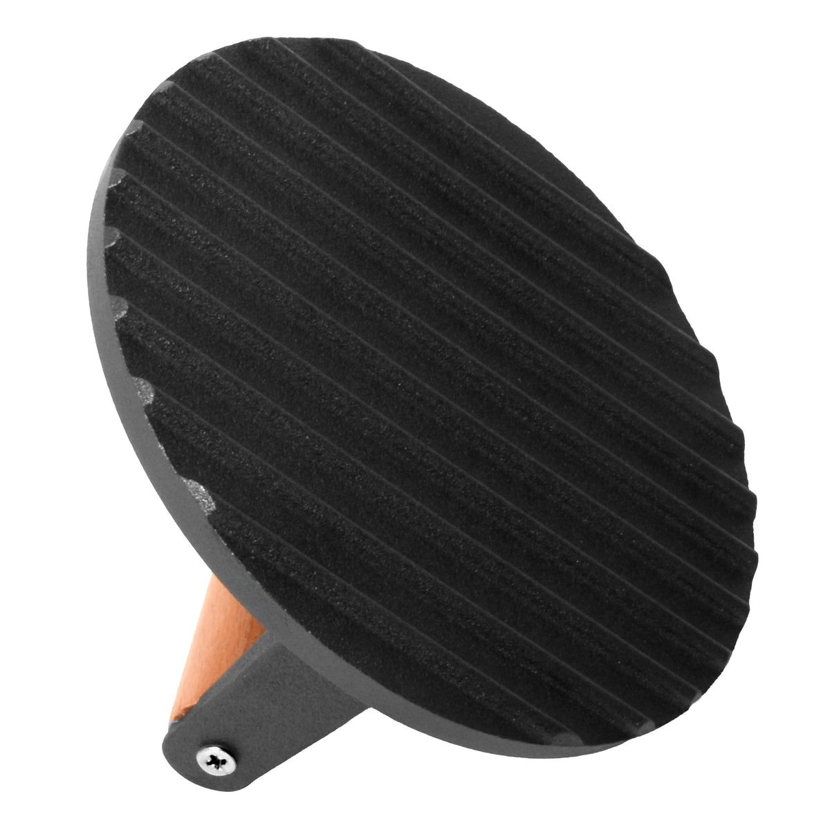 Smash Burger Press Cast Iron Grooved 175mm BPS175