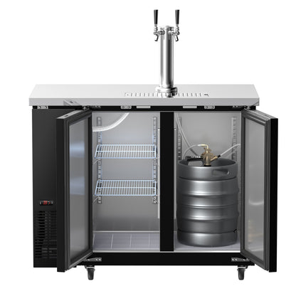 Commercial Draft Beer Cooler 2 Taps 2x50L BKZG1269N