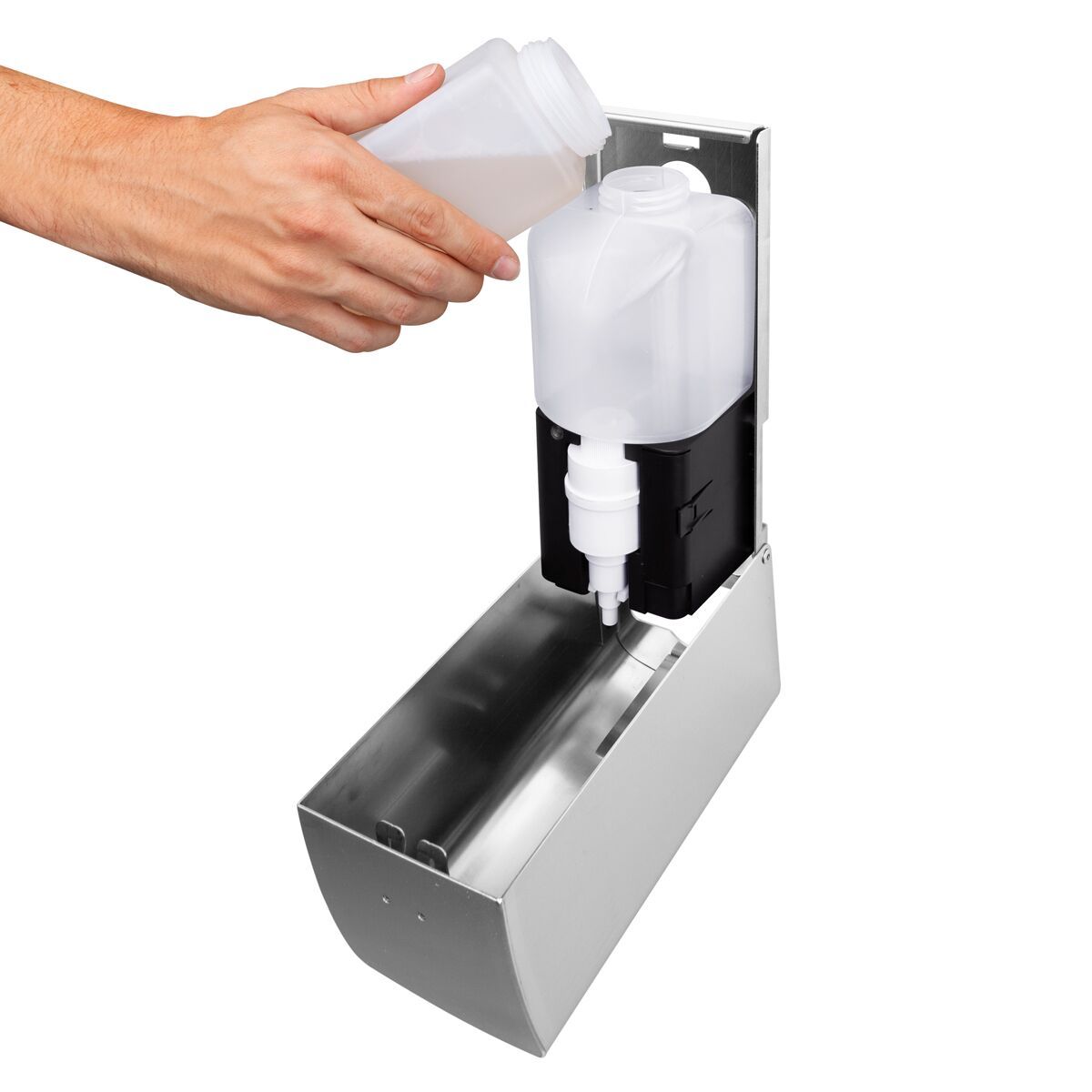 Soap and Disinfectant Dispenser 500ml Stainless Steel