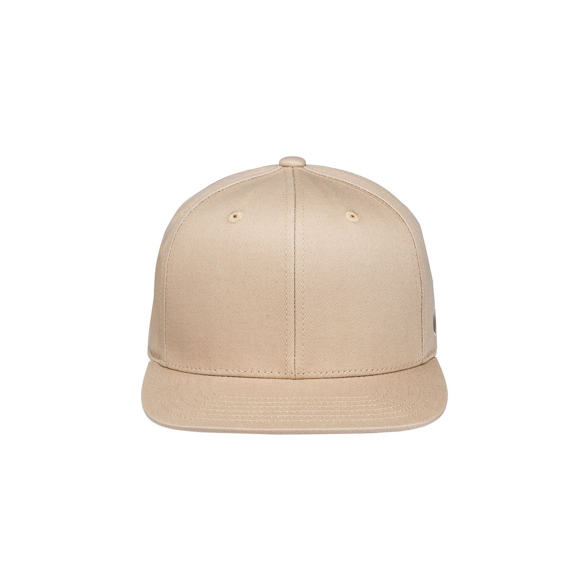Unisex Classic Flat Peak Cap Beige FCCBK