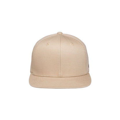 Unisex Classic Flat Peak Cap Beige FCCBK