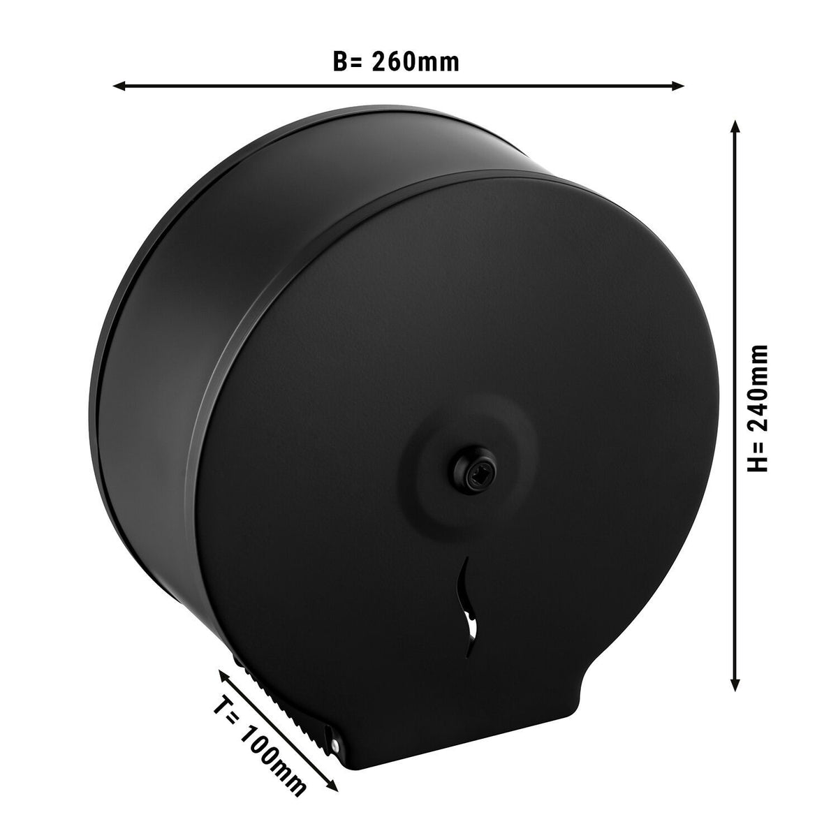 Commercial Jumbo Toilet Roll Dispenser 260x100x240mm