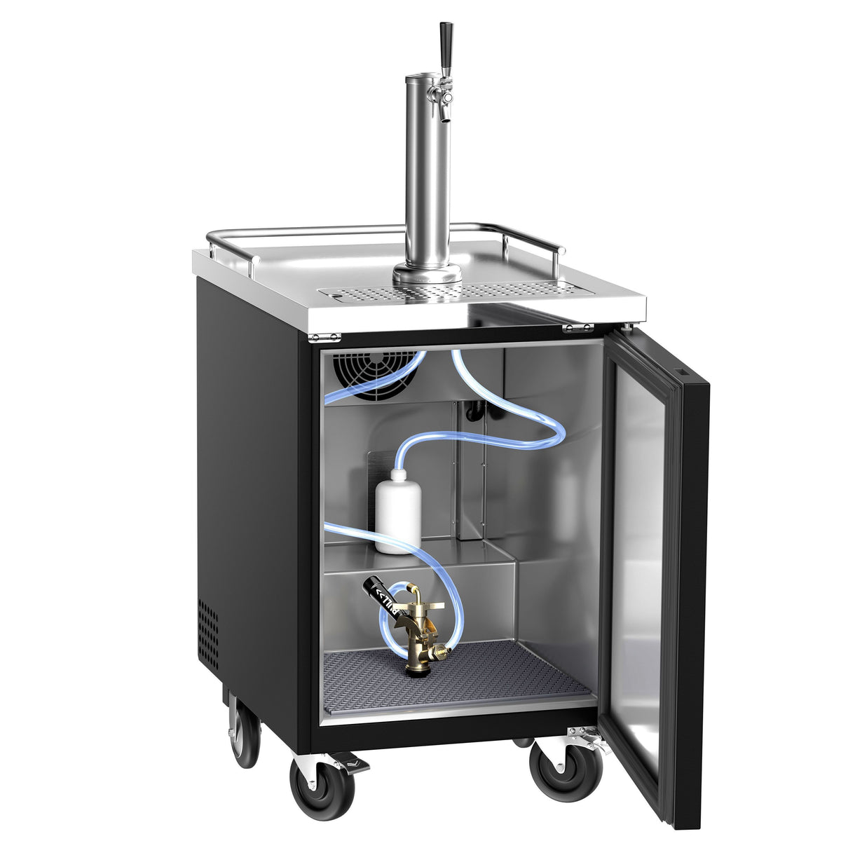 Commercial Draft Beer Keg Dispenser Refrigerator BKZG579N