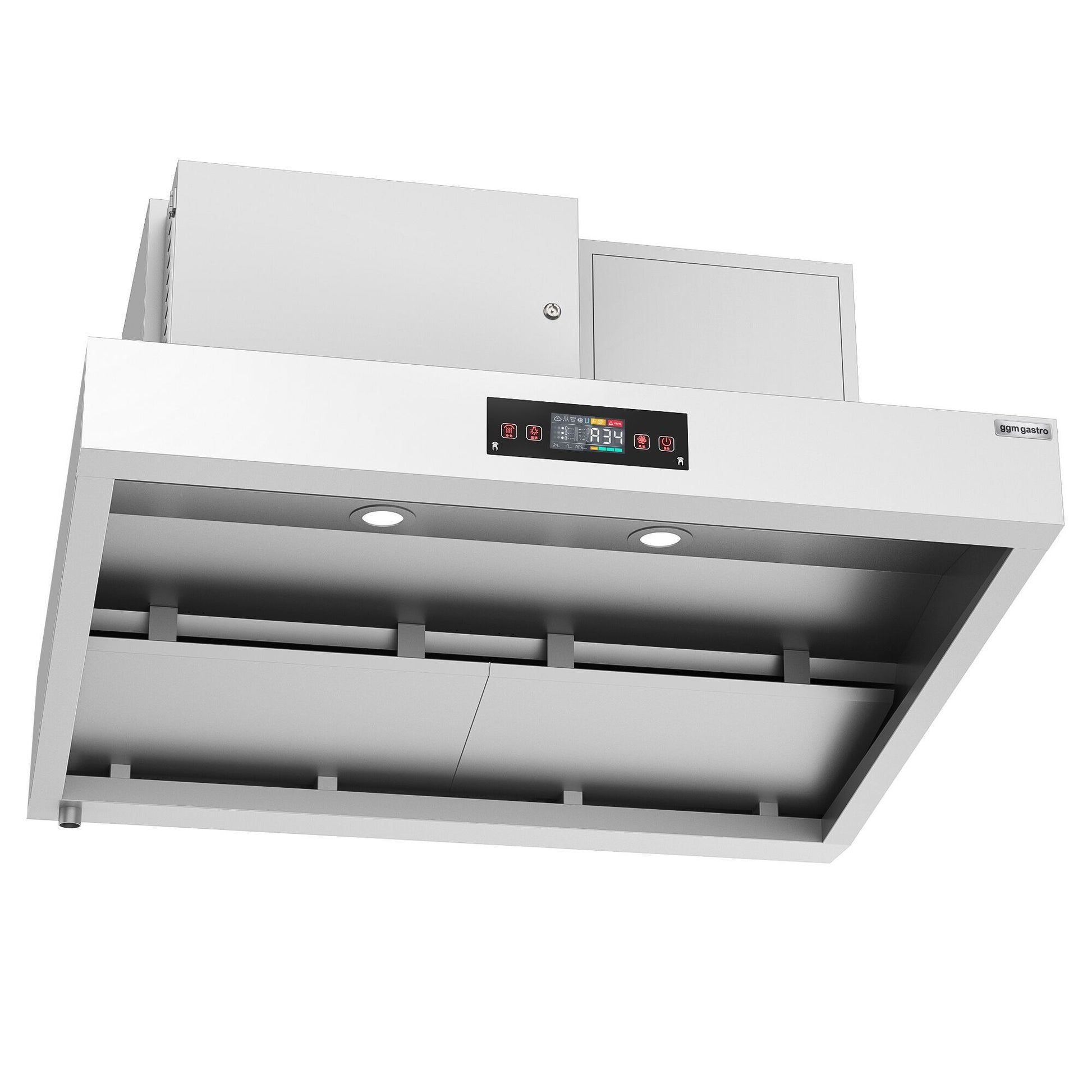 Commercial Kitchen Ventilation Hybrid Wall Canopy 1600mm HDHK1611#SET