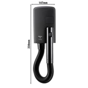 Wall Mounted Hair Dryer with Hose ABS Plastic 50-493