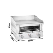 Commercial Electric Griddle Salamander Grill 3.28kW 230V GTL543