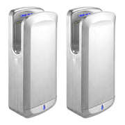 Sensor High Speed Hand Dryer Set of 2 Stainless Steel Matte