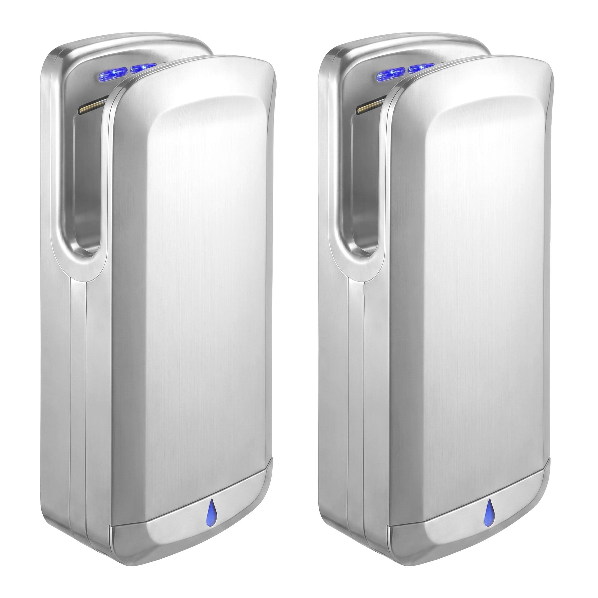 Sensor High Speed Hand Dryer Set of 2 Stainless Steel Matte