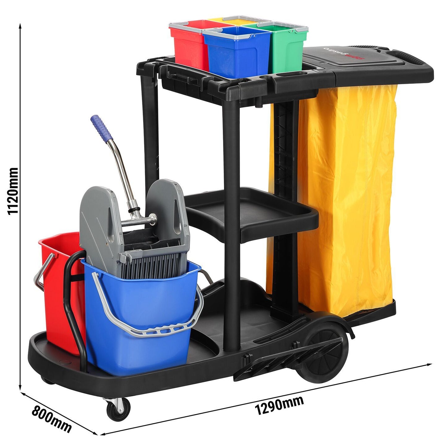 Commercial Cleaning Trolley RWB2