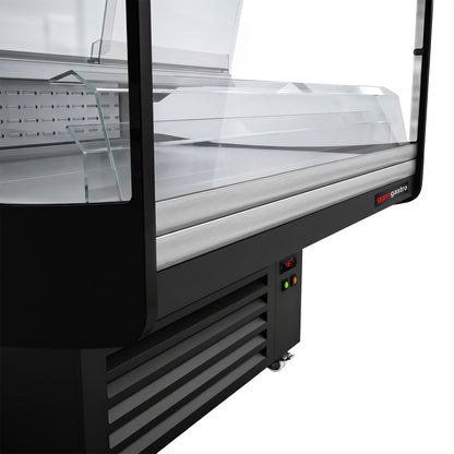 Refrigerated Display Island 1250mm 405L 1.40kW Black KTHDC121