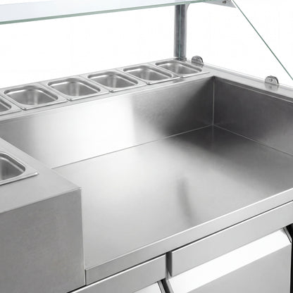Refrigerated Saladette 4 Drawers ZBF127DN#KGJ12#HM#2SBF