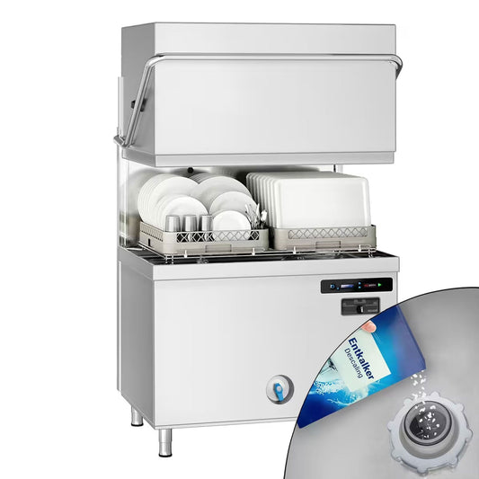 Commercial Hood Type Dishwasher 1181mm 22.2kW