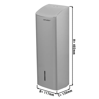 Wall Mounted Toilet Paper Dispenser 750 Sheets Stainless Steel
