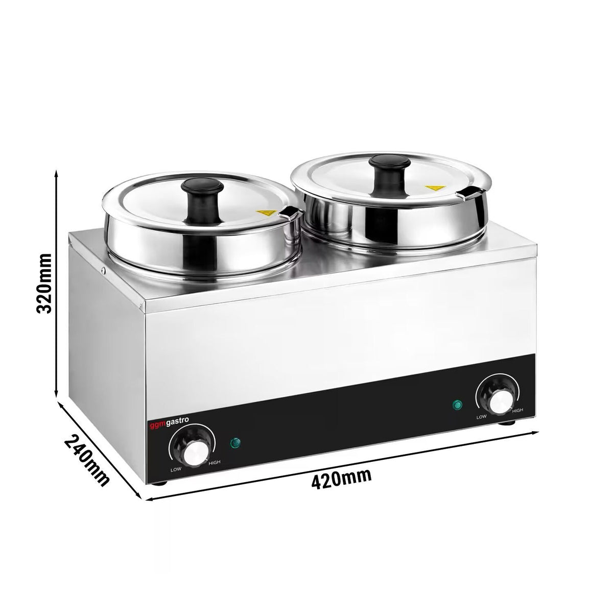 Electric Bain-Marie Soup Warmer 7L 300W BHPV35-2