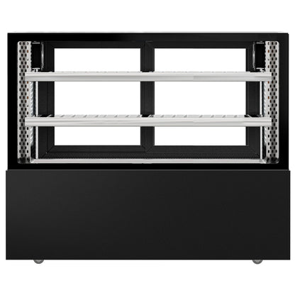 Refrigerated Display Case Double Glazing 525L Matt Black KTFG157SM