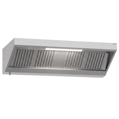 Commercial Wall Exhaust Hood 2000mm 1800m³/h