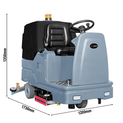 Commercial Ride-On Floor Scrubber Dryer 430mm 6000m²/h