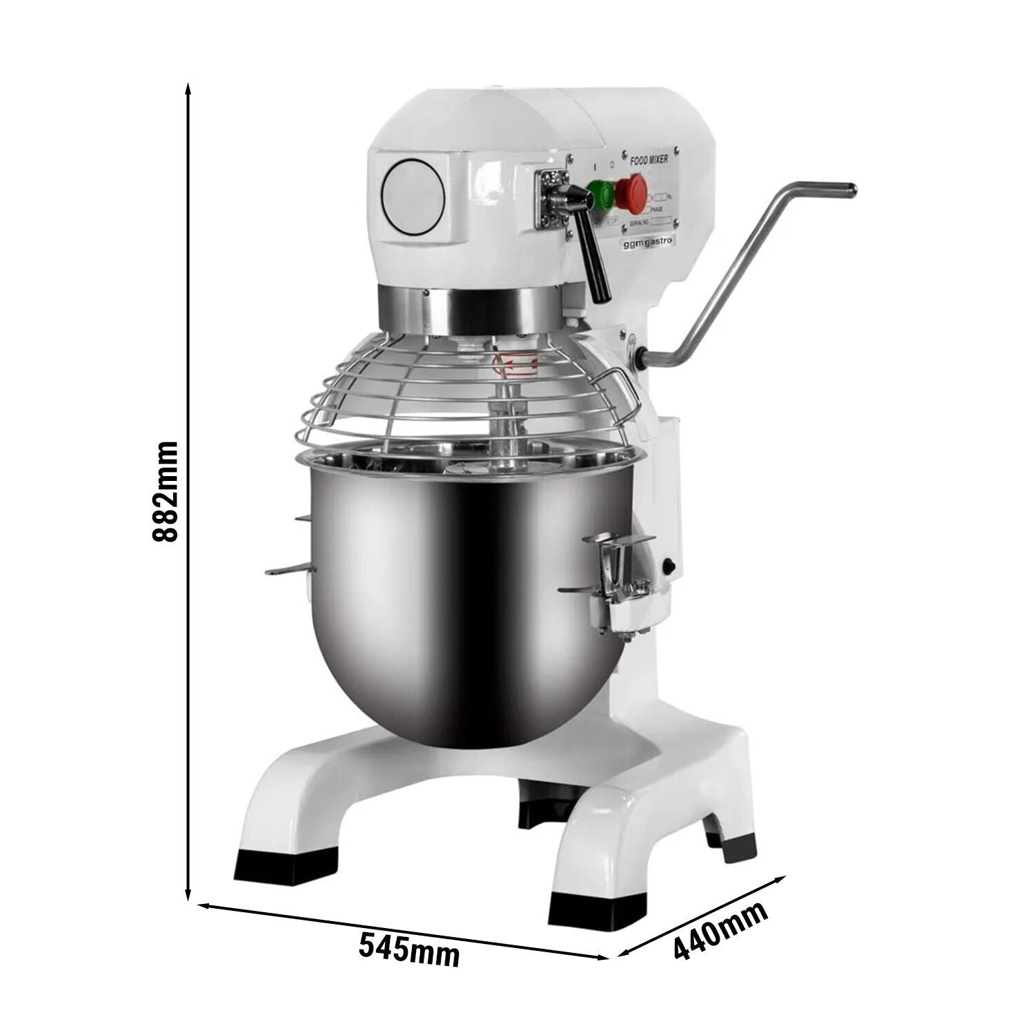 Commercial Planetary Floor Mixer 27L 1.1kW PRMH30