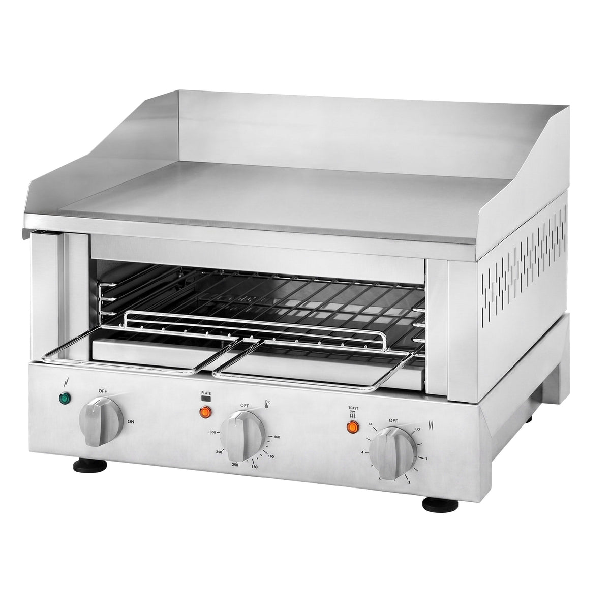 Commercial Electric Griddle Salamander Grill 3.28kW 230V GTL543