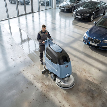 Commercial Walk-Behind Floor Scrubber Dryer 520mm 2650m²/h