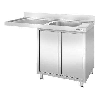 Commercial Dishwasher Sink Cabinet 1400x600x970mm
