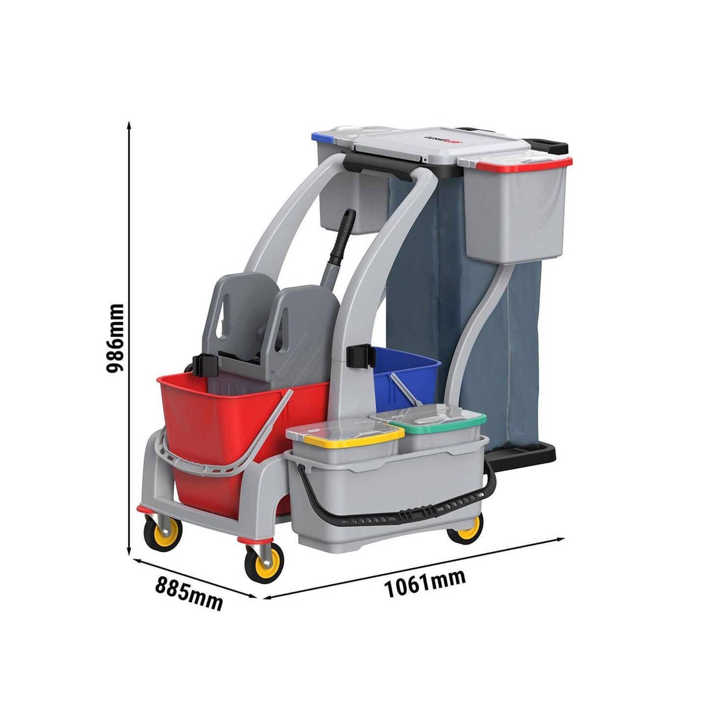 Commercial Cleaning Trolley RWG6B