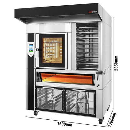 Commercial Bakery Electric Combi Oven 1600x1700x2350mm