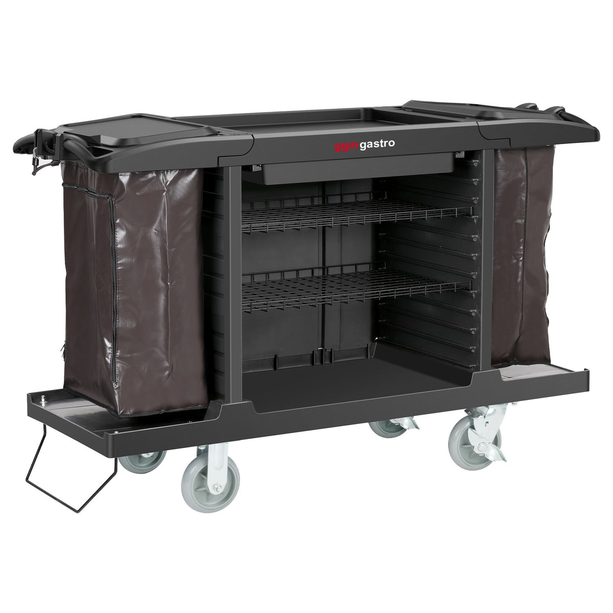 Commercial Housekeeping Cart 3 Shelves SWOBB