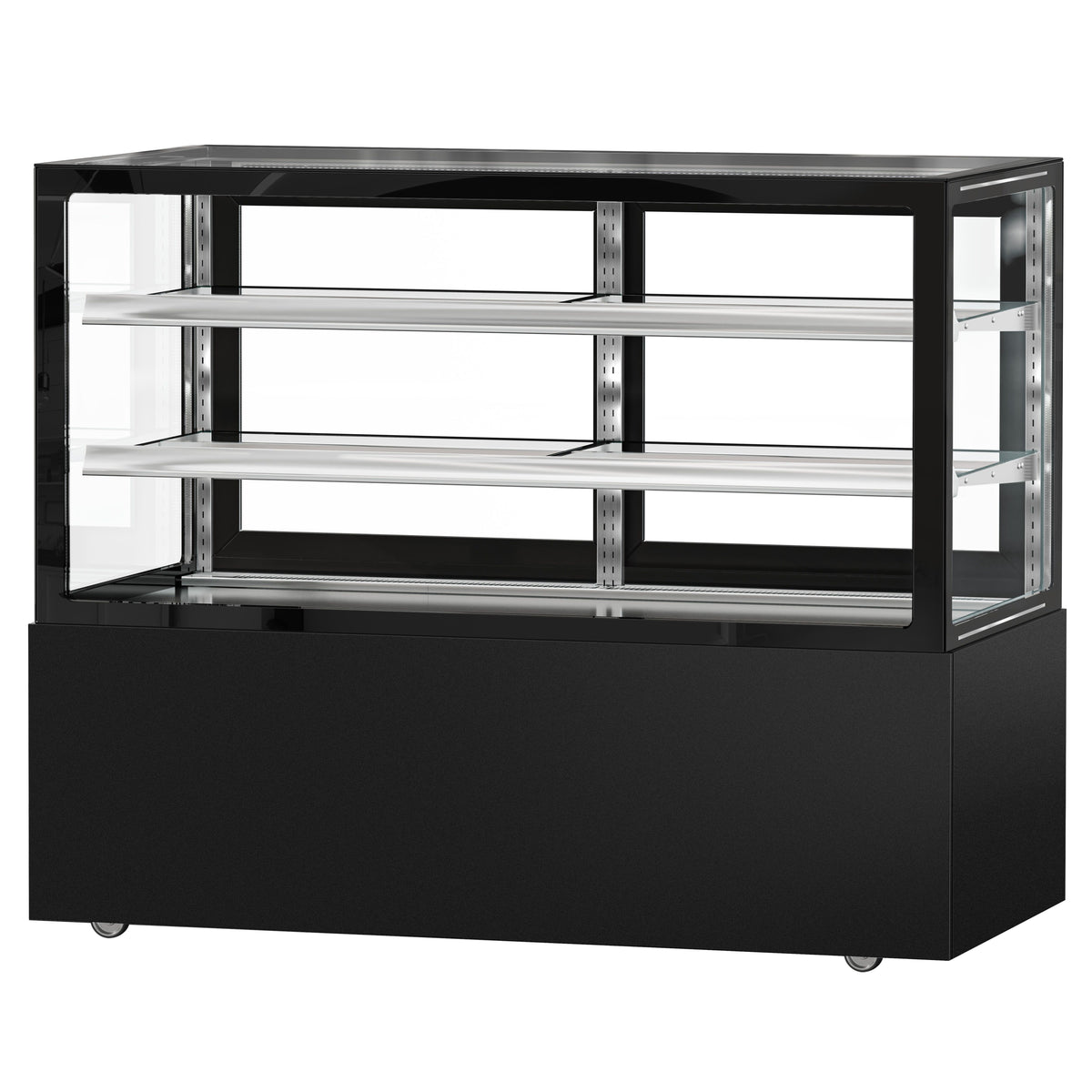 Refrigerated Pastry Display Case Double Glazing 620L Matt Black KTGSF157SM