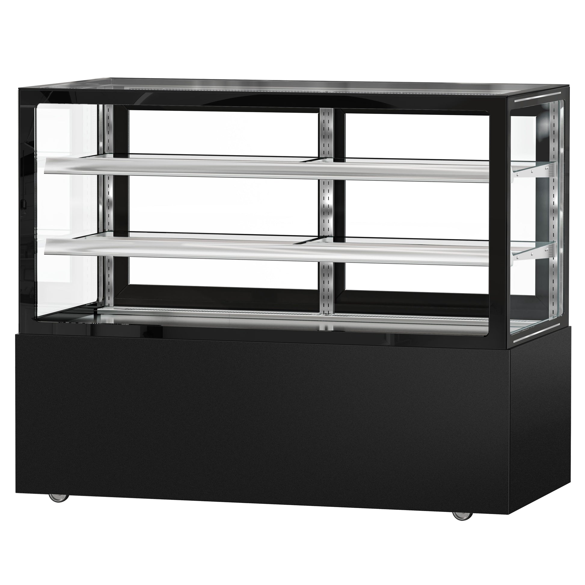 Refrigerated Pastry Display Case Double Glazing 620L Matt Black KTGSF157SM