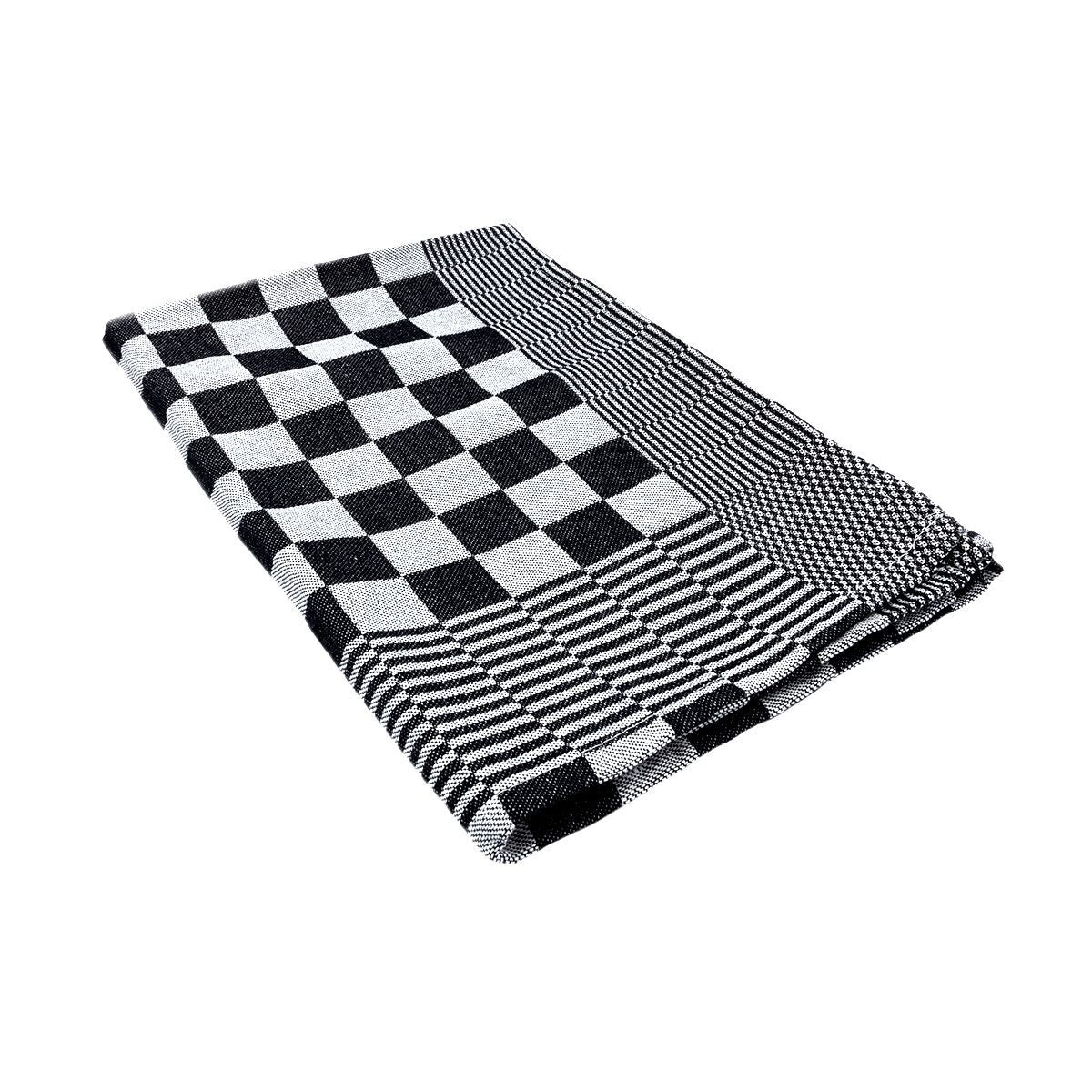 Cotton Kitchen Towel 180 Pack Black / White ATBH1866S