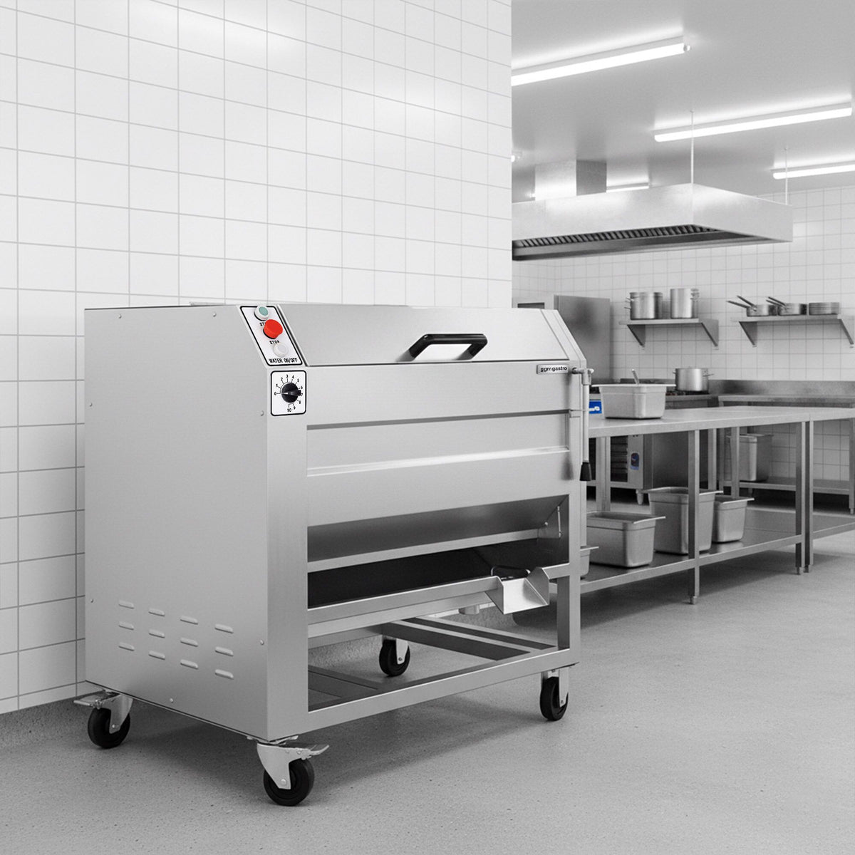Electric Potato Peeler 450kg/h 750W KMH450