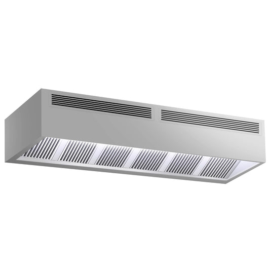 Commercial Induction Box Canopy Hood 3200mm