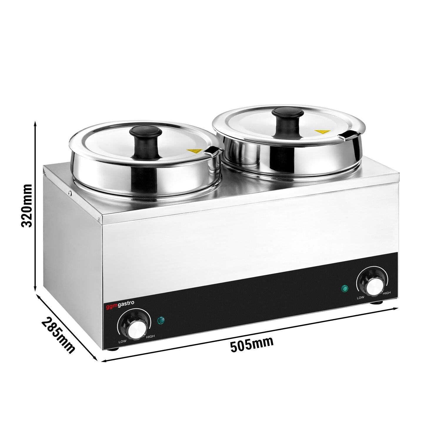Electric Bain-Marie Soup Warmer 13L 400W BHPV65-2