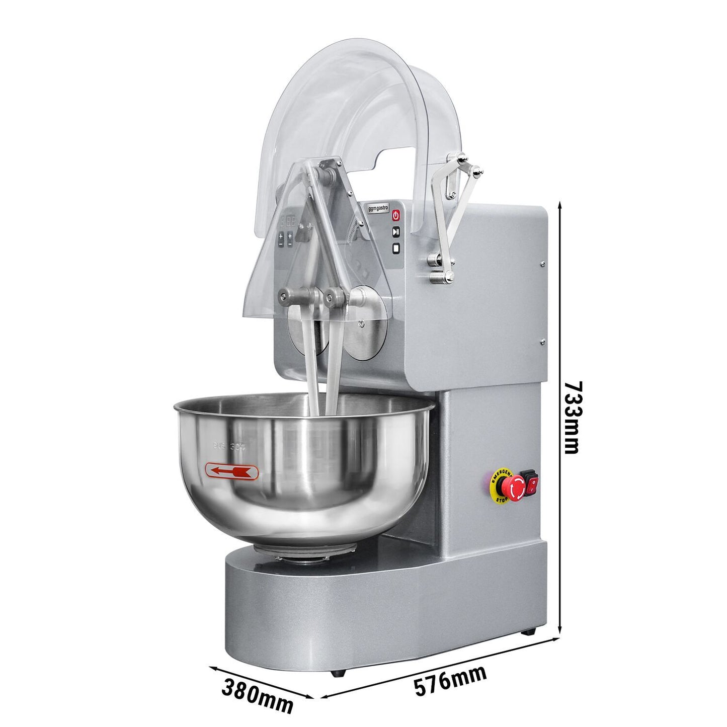 Commercial Dipping Arm Dough Mixer 16L 230V TKAK20