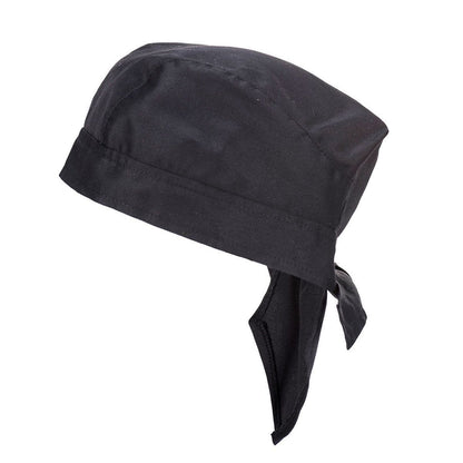 Unisex Chef Bandana 5 Pack Black KBDPW-S#SET