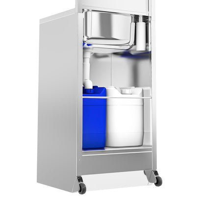 Commercial Mobile Hand Wash Sink 470x435x1460mm